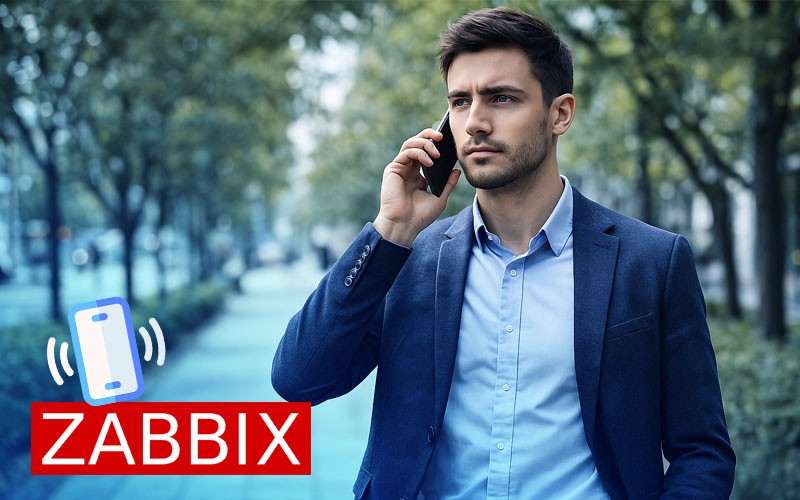 Notificar alarmas Zabbix por llamada telefónica